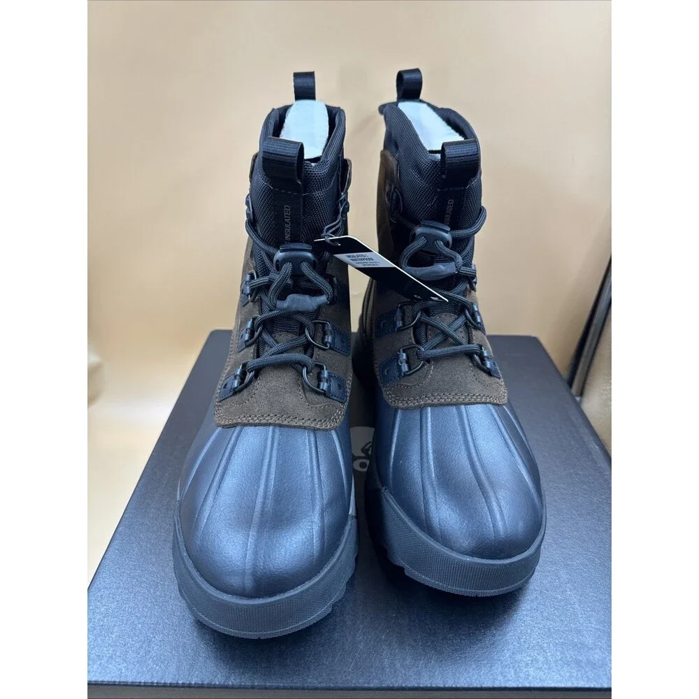 Sorel Scout 87 XT WP Men Waterproof Insulated Winter Boots Black Quarry Size 11